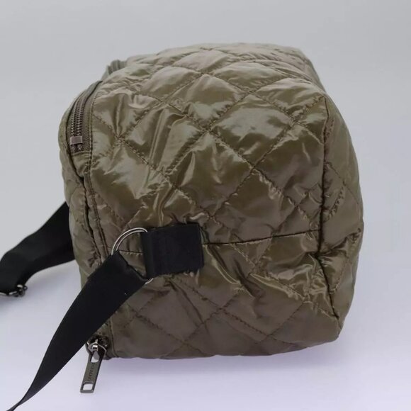 BURBERRY Shoulder Bag Nylon Khaki Auth ti2658 - Picture 13 of 16